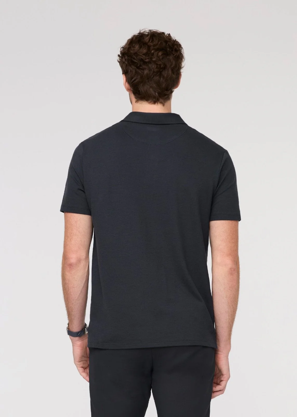 Air Flow Pique Polo - Navy - Image 4