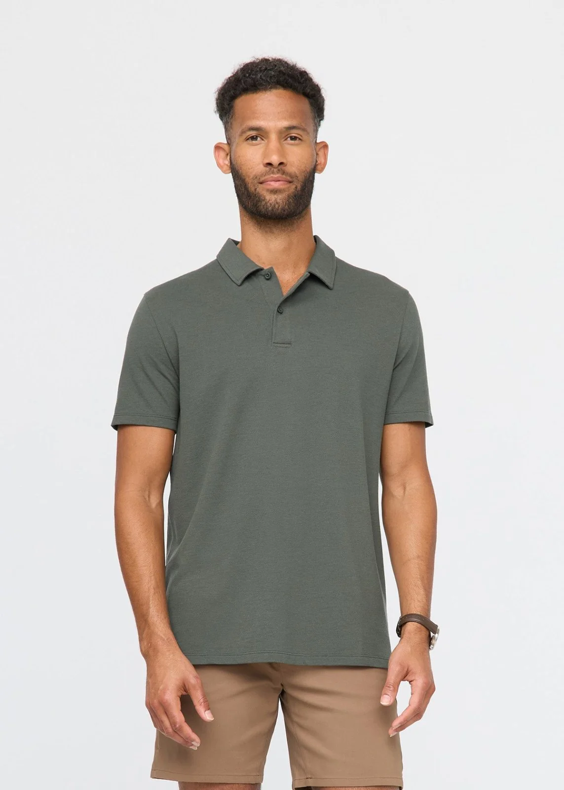 Air Flow Pique Polo - Thyme