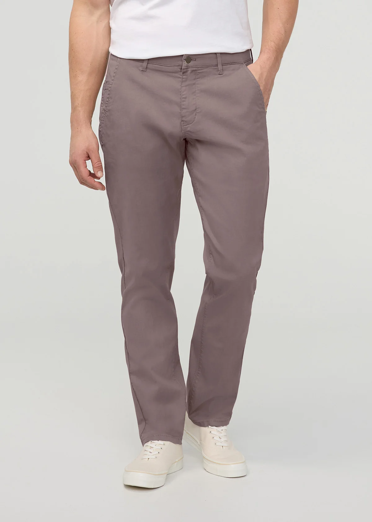 Live Lite Relaxed Taper Chino - Hazy Mauve - Image 2