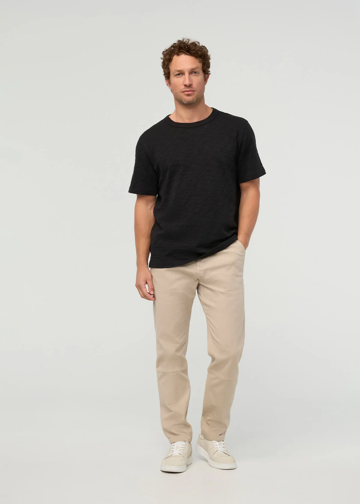 Midweight Slub Jersey Tee - Black - Image 2