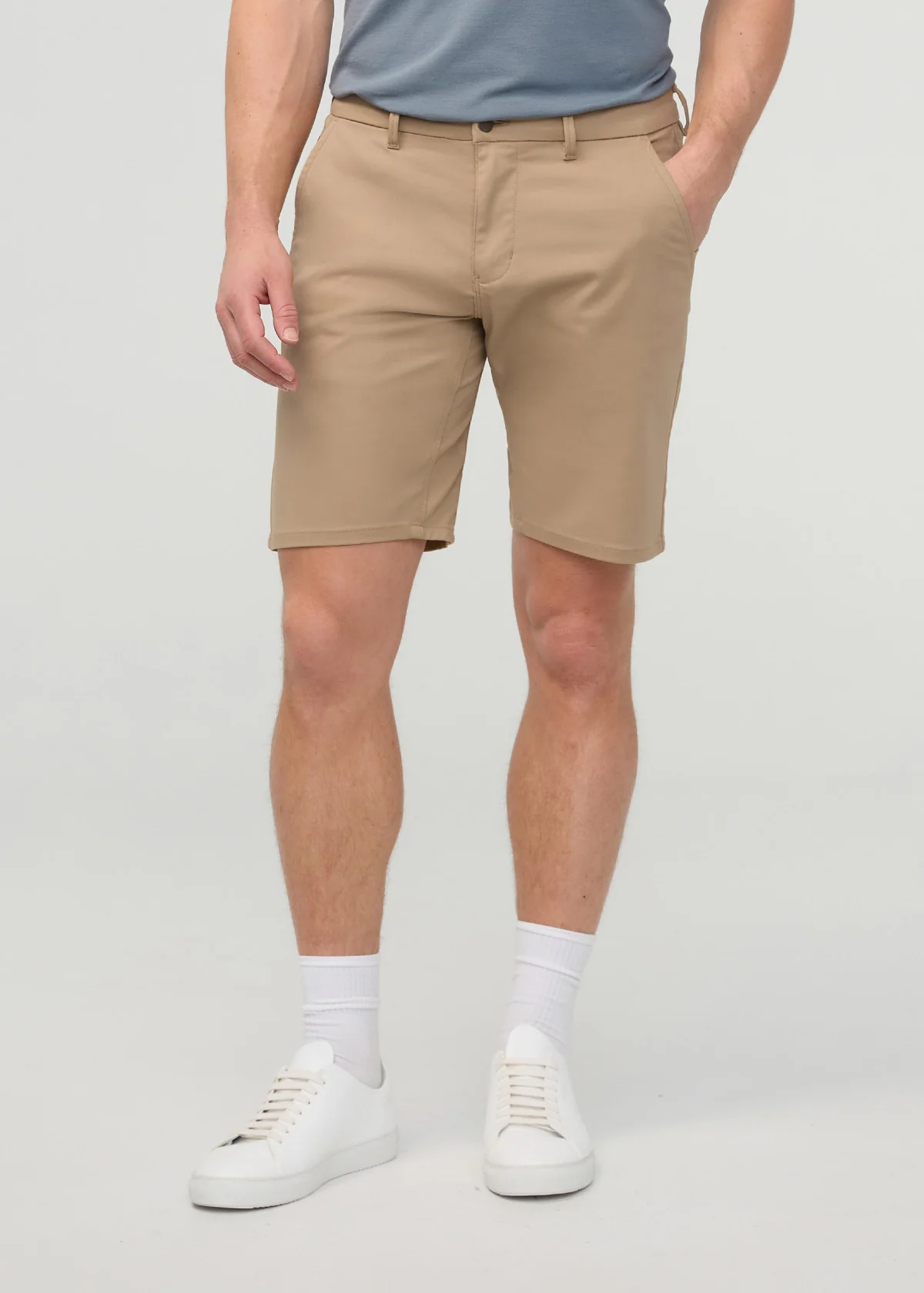 Nustretch Club Short - Desert Khaki - Image 2