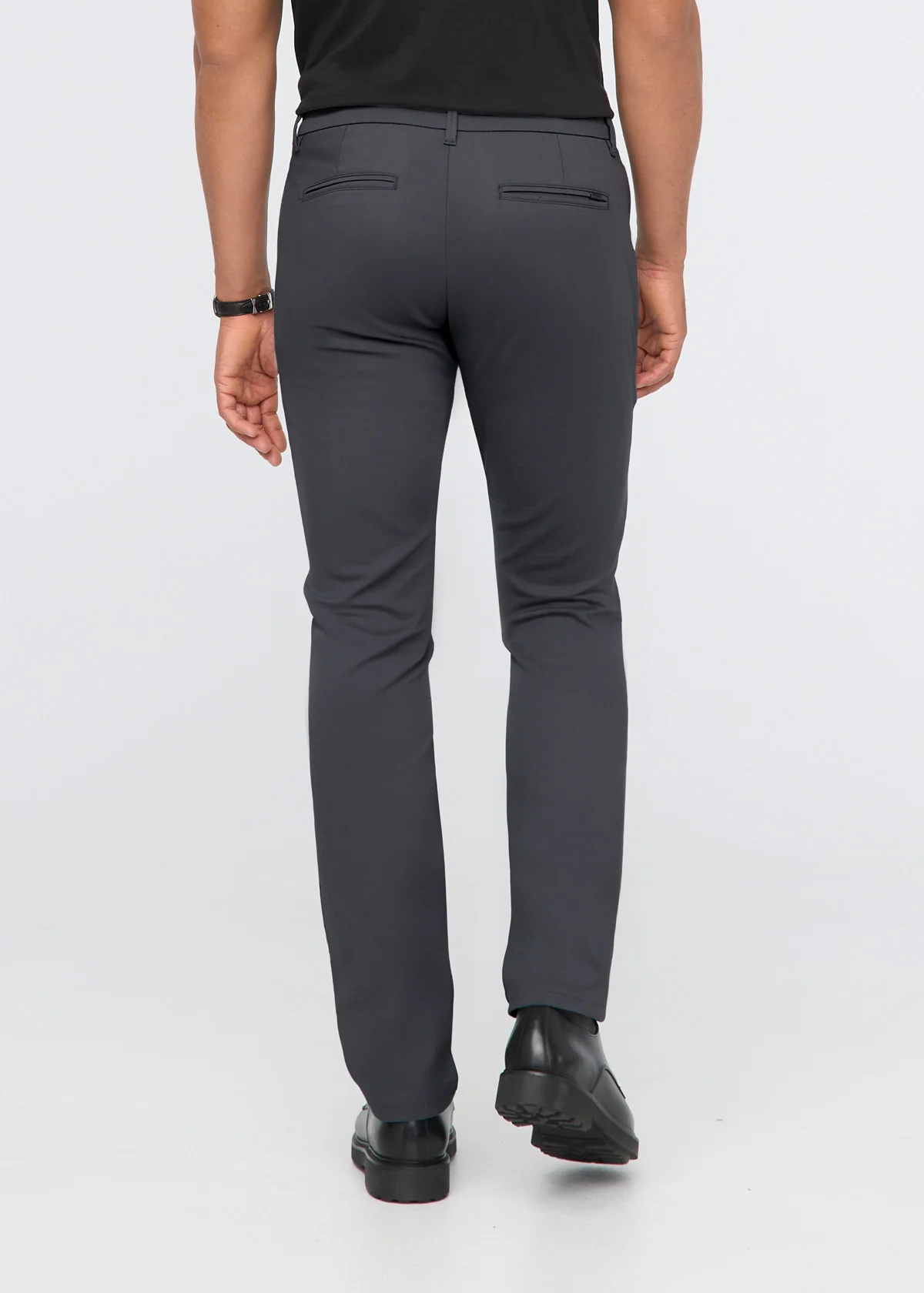 NuStretch Relaxed Taper Trouser - Charcoal - Image 3