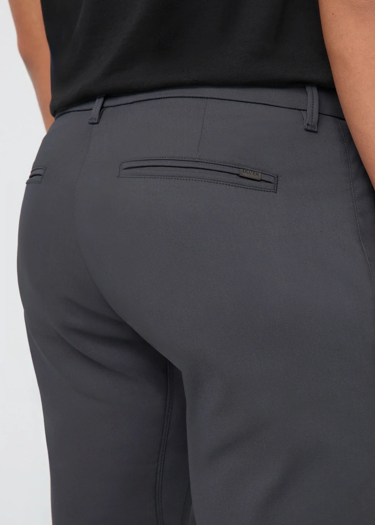 NuStretch Relaxed Taper Trouser - Charcoal - Image 5
