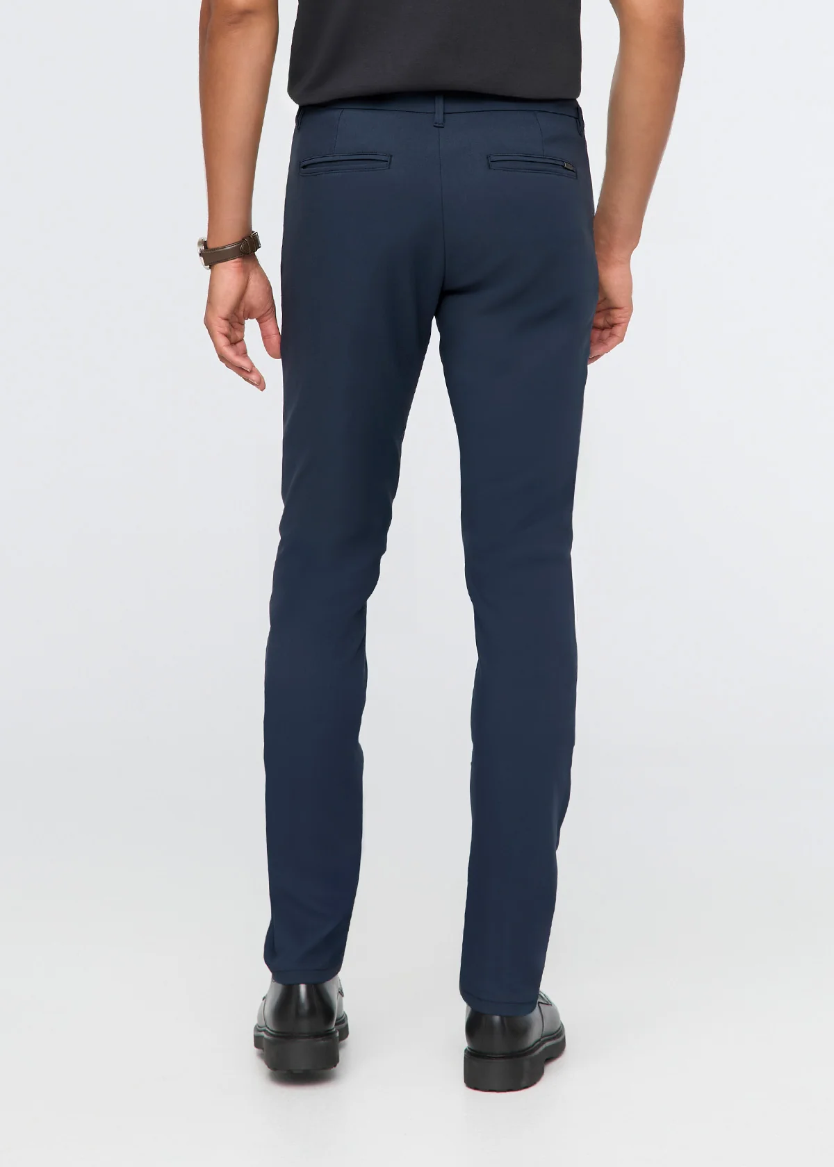 NuStretch Slim Straight Trouser - Navy - Image 4