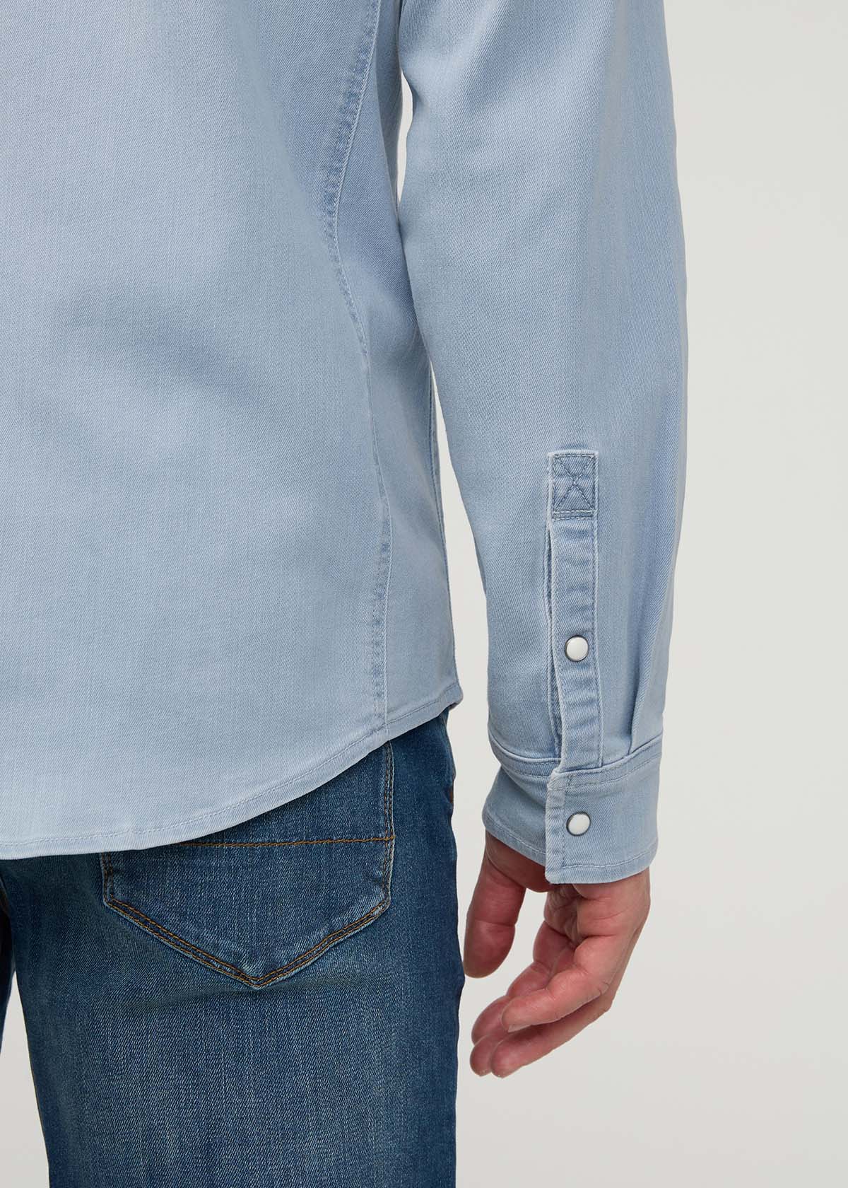 Performance Denim Lite Two-Pocket Shirt - Dune Blue - Image 6