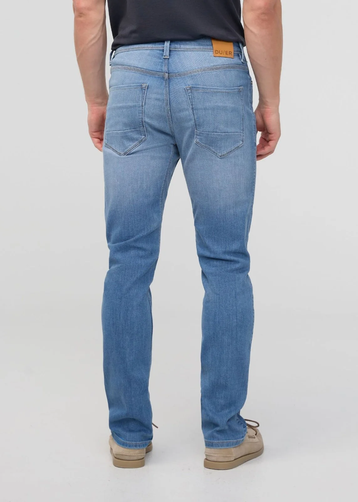 Performance Denim Slim Straight - Blueridge - Image 4