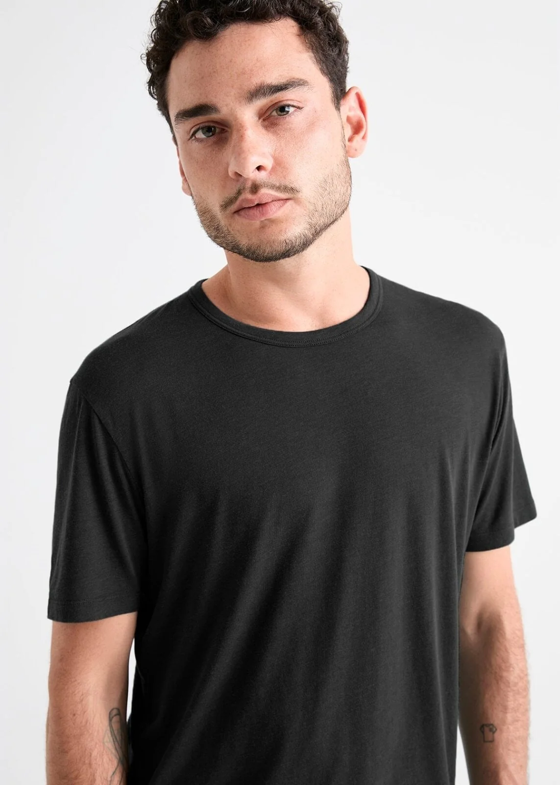 PurePima Only Tee - Black - Image 4
