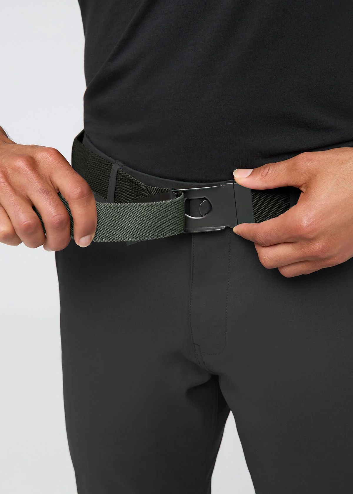 Reversible Stretch Belt - Evergreen/Light Fern - Image 2
