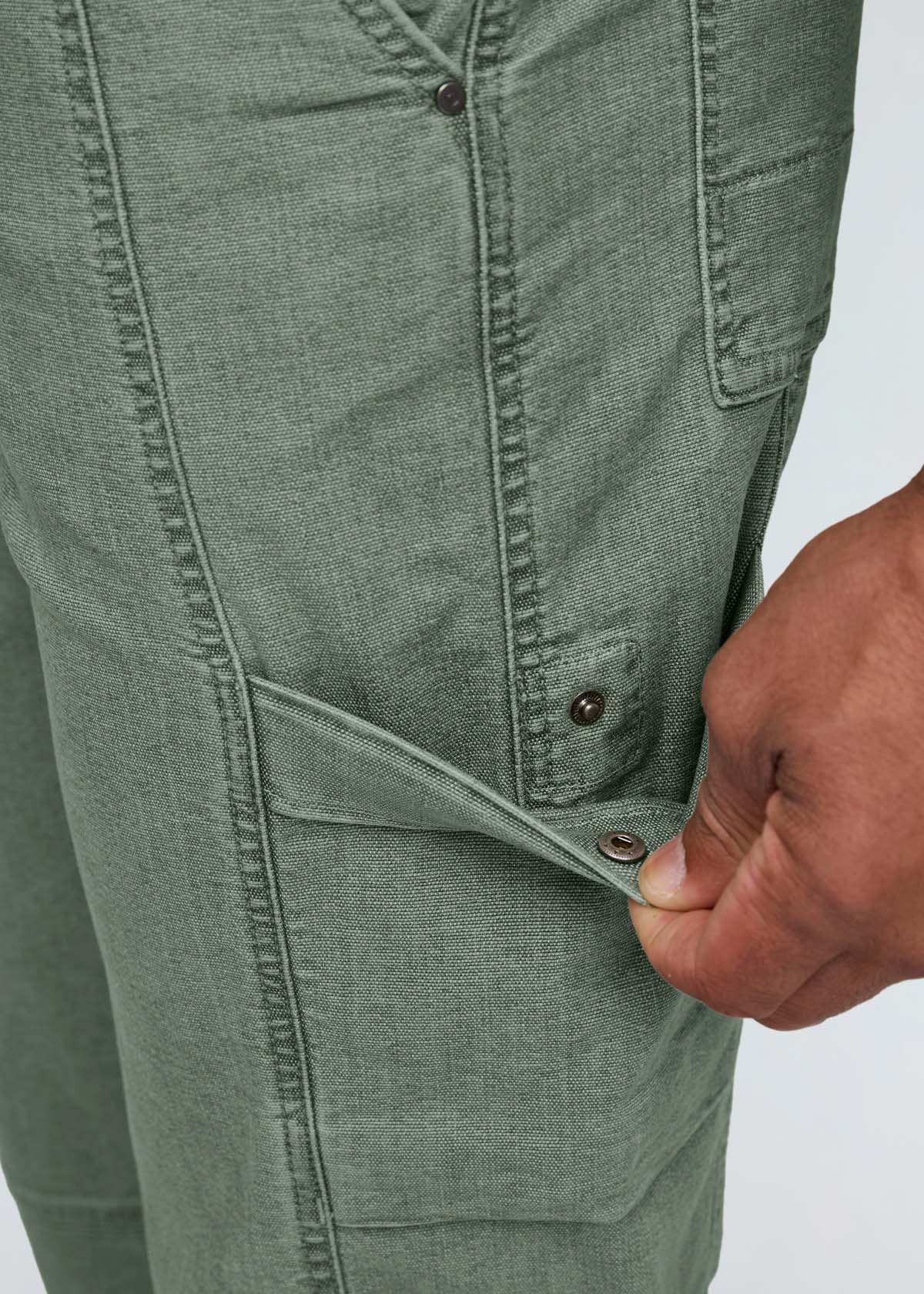 Stretch Canvas 7 Pocket Pant - Pine - Image 7