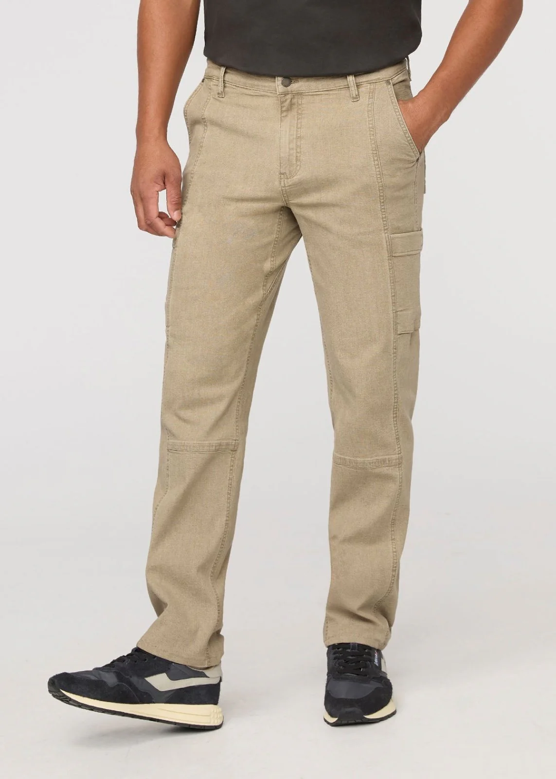 Stretch Canvas 7 Pocket Pant - Tan - Image 2