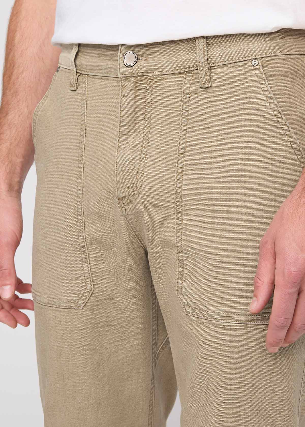 Stretch Canvas Utility Pant - Tan - Image 5