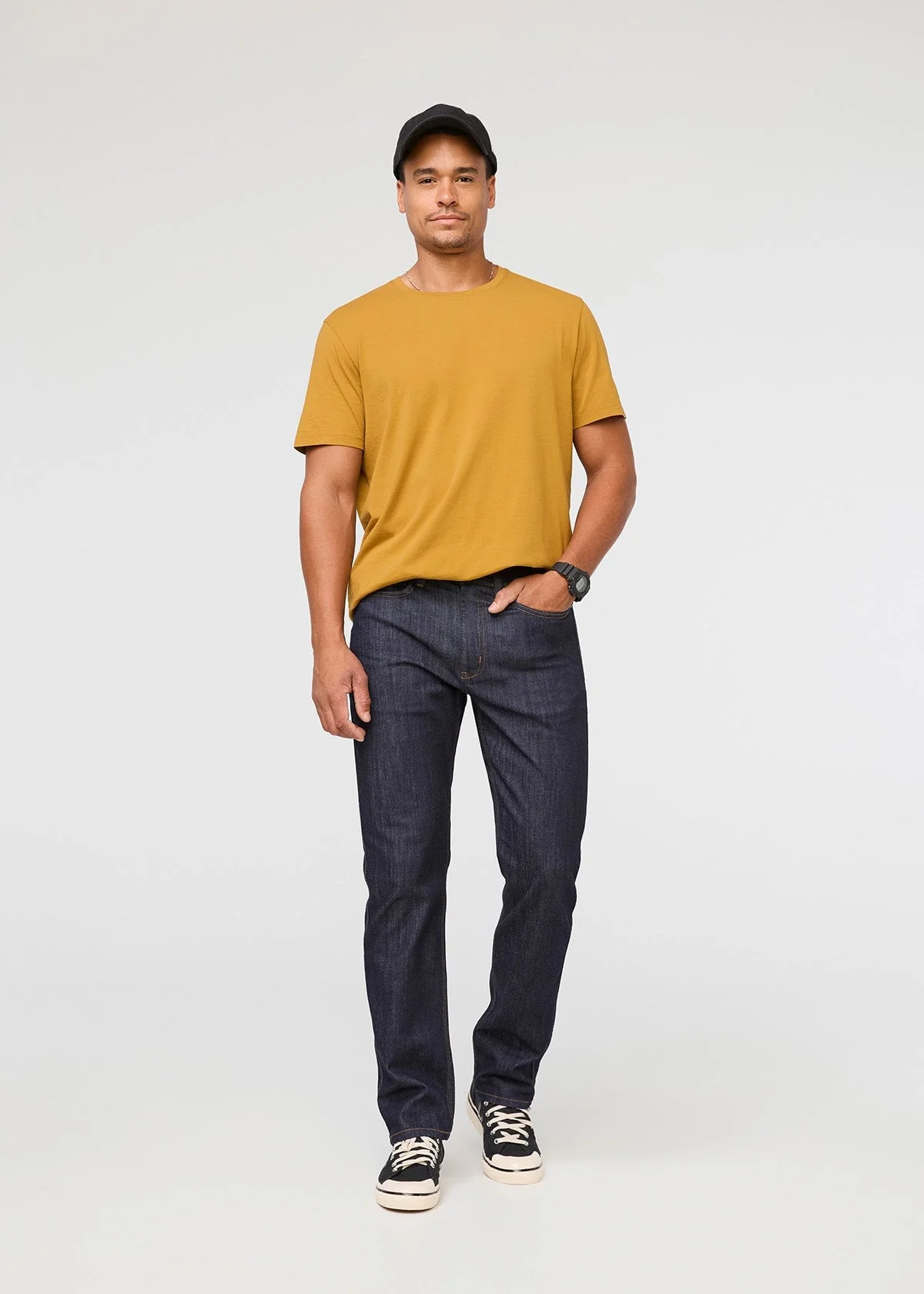 Performance Denim Athletic Straight - Heritage Rinse
