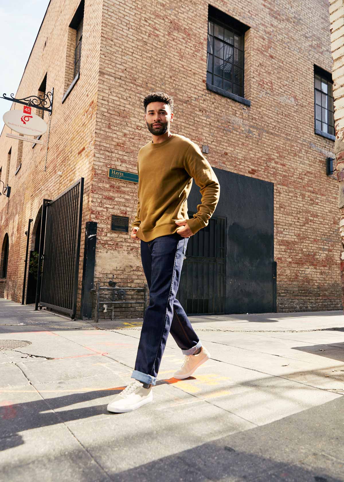 Performance Denim Athletic Straight - Heritage Rinse - Image 6