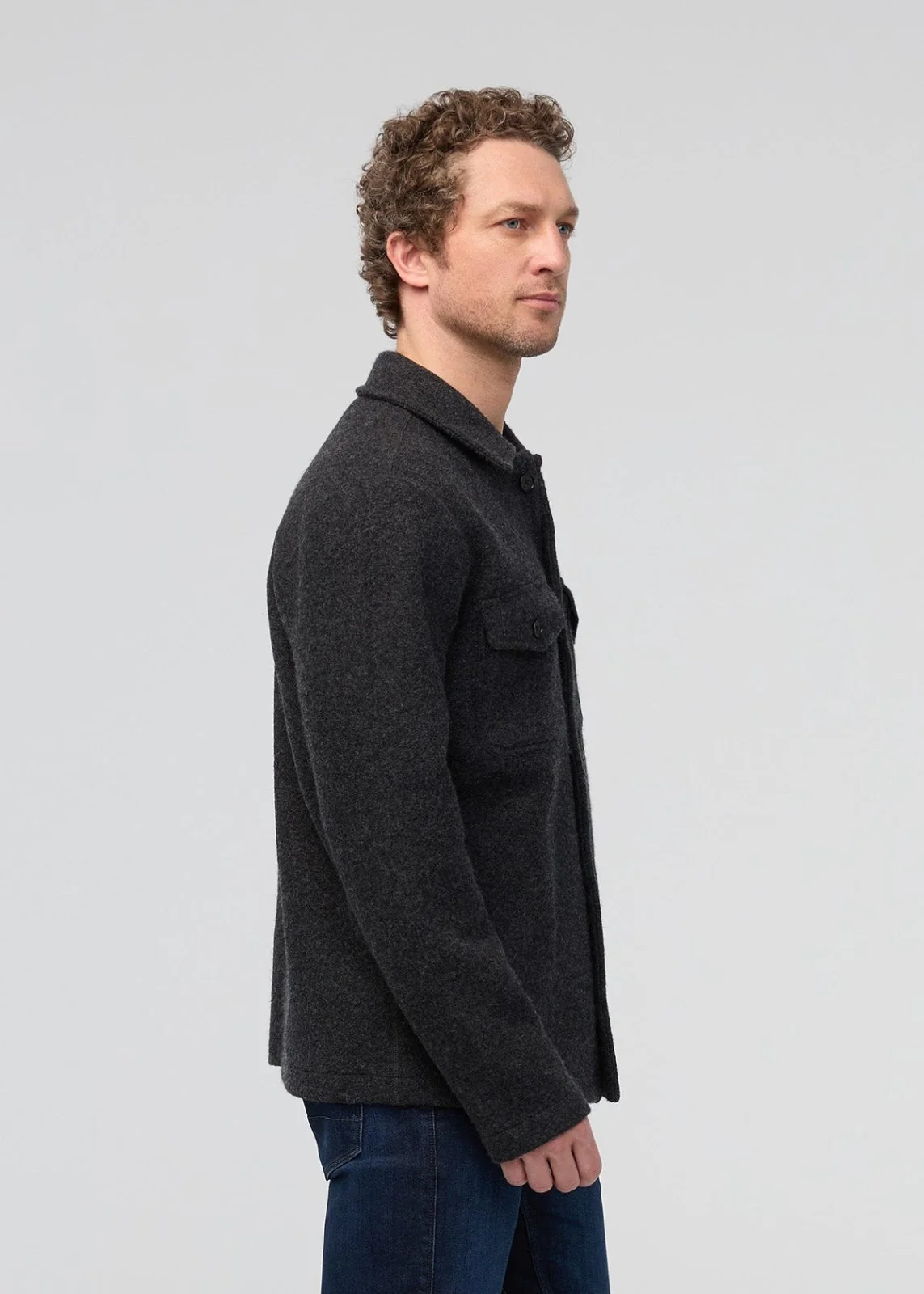 ThermaSoft Merino Field Shirt - Heather Charcoal - Image 3