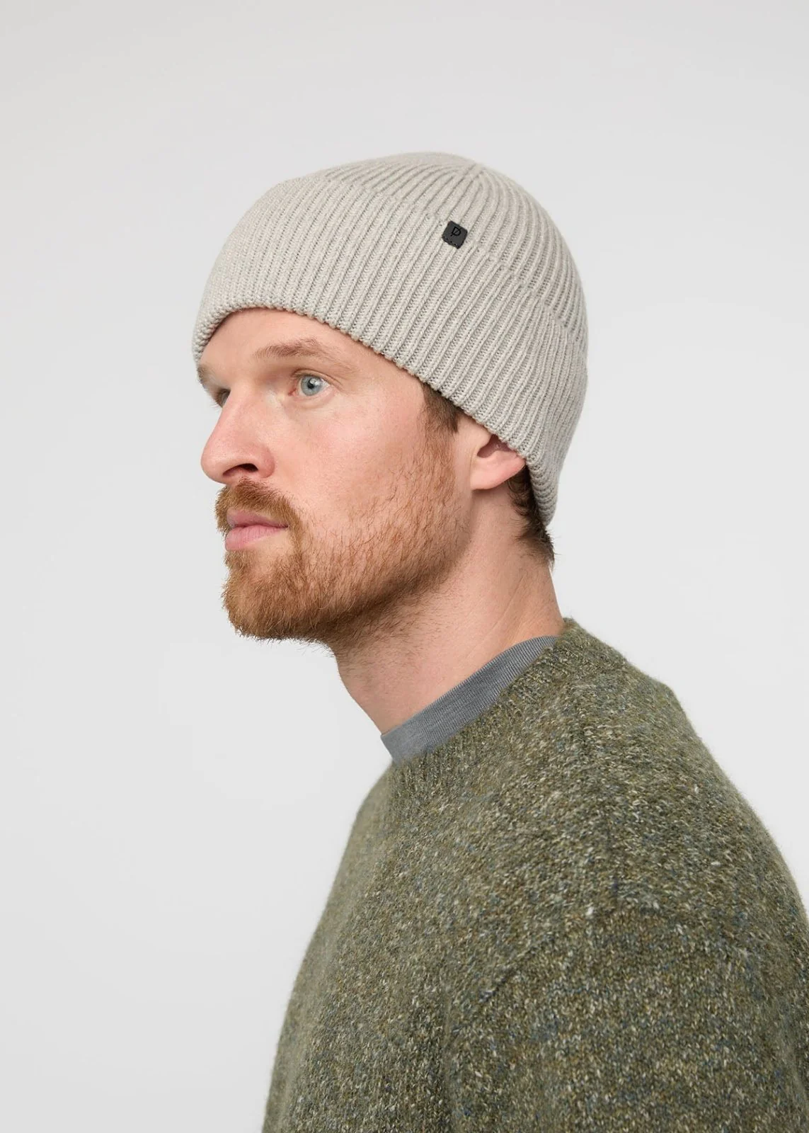 Merino Wool Beanie - Heather Ash - Image 2