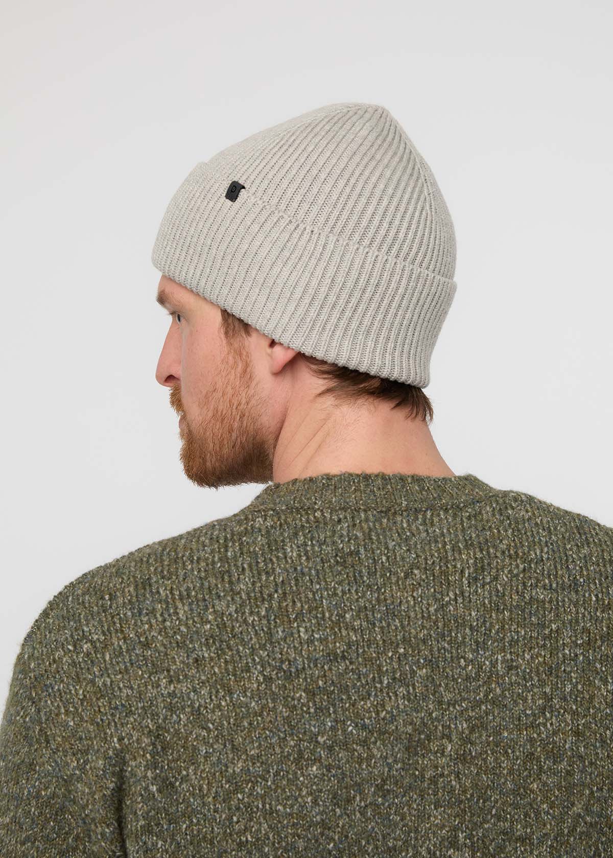 Merino Wool Beanie - Heather Ash - Image 3