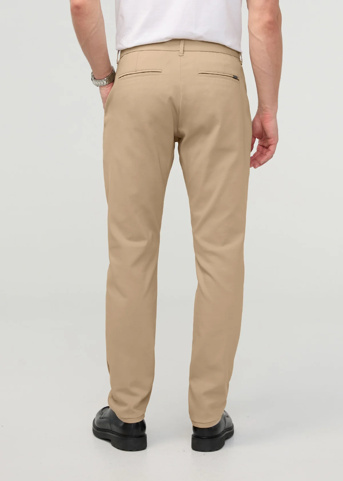 NuStretch Relaxed Taper Trouser - Desert Khaki - Image 4