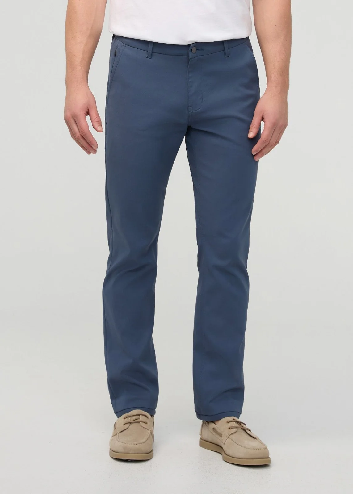 NuStretch Slim Straight Trouser - Heritage Blue - Image 2