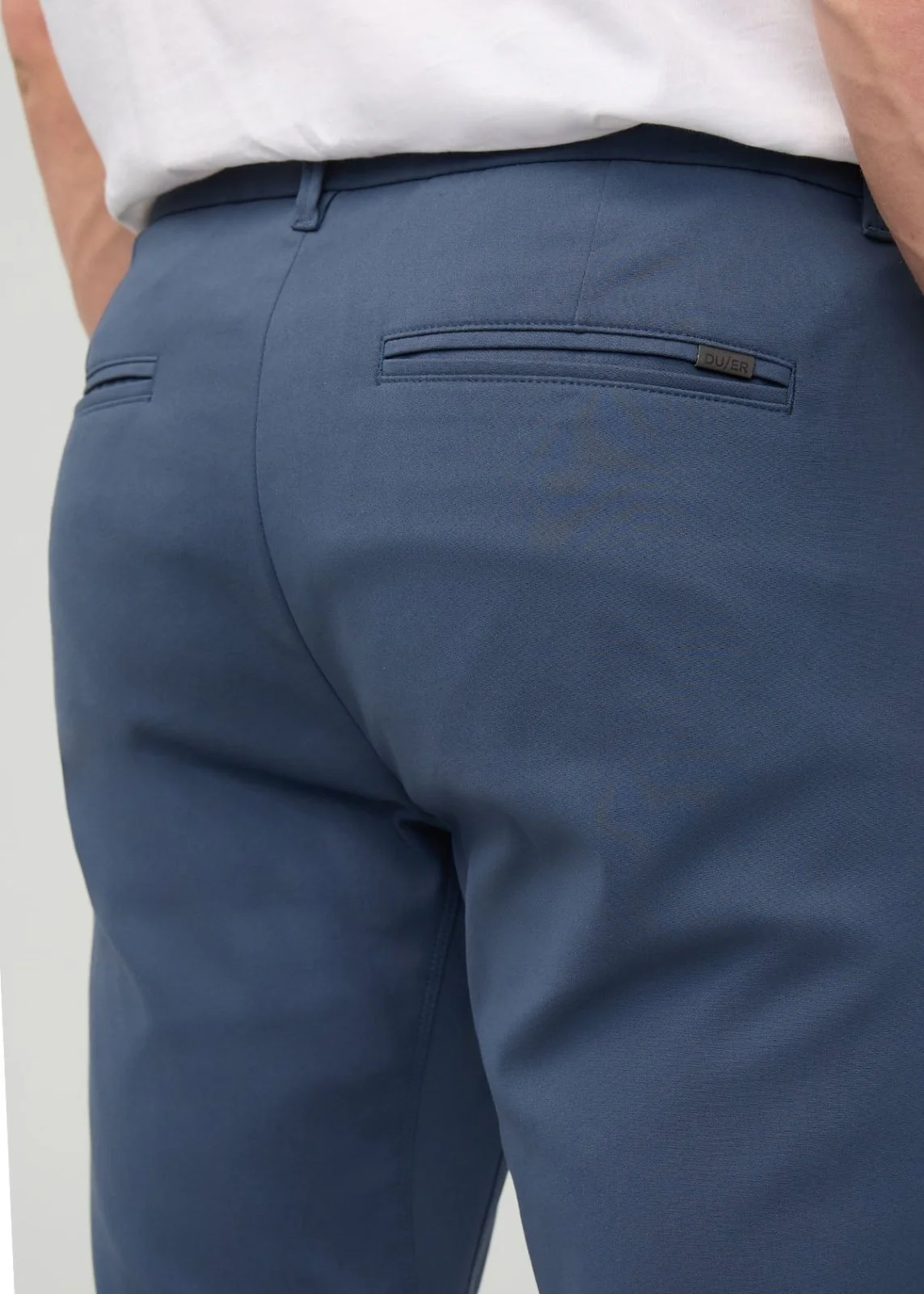 NuStretch Slim Straight Trouser - Heritage Blue - Image 6