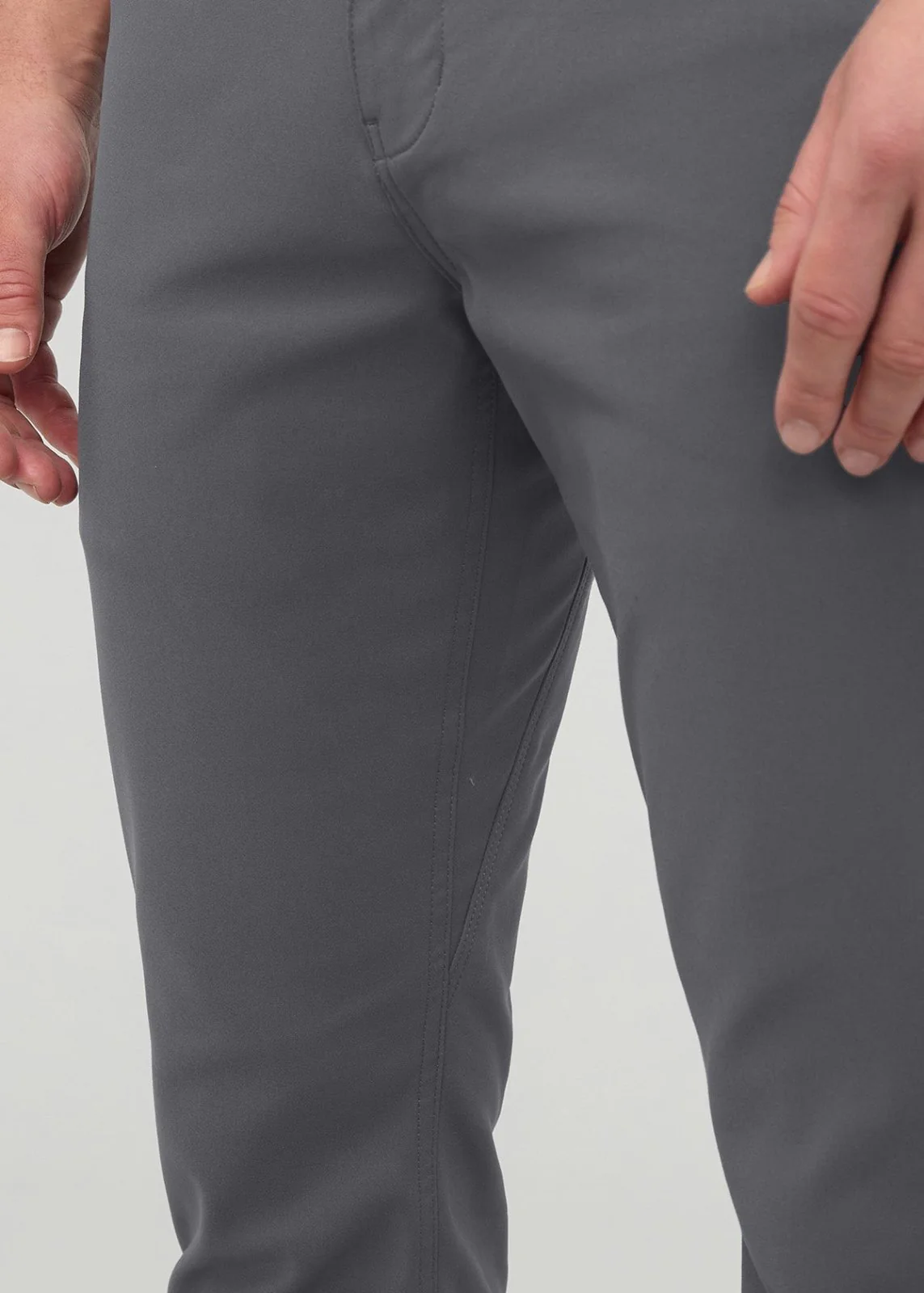 NuStretch Slim Straight Trouser - River Rock - Image 8