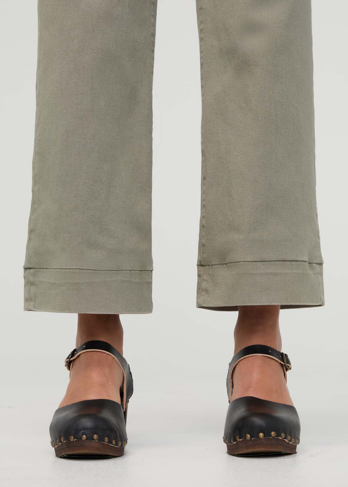 FlexTwill High Rise Trouser - Light Olive - Image 5