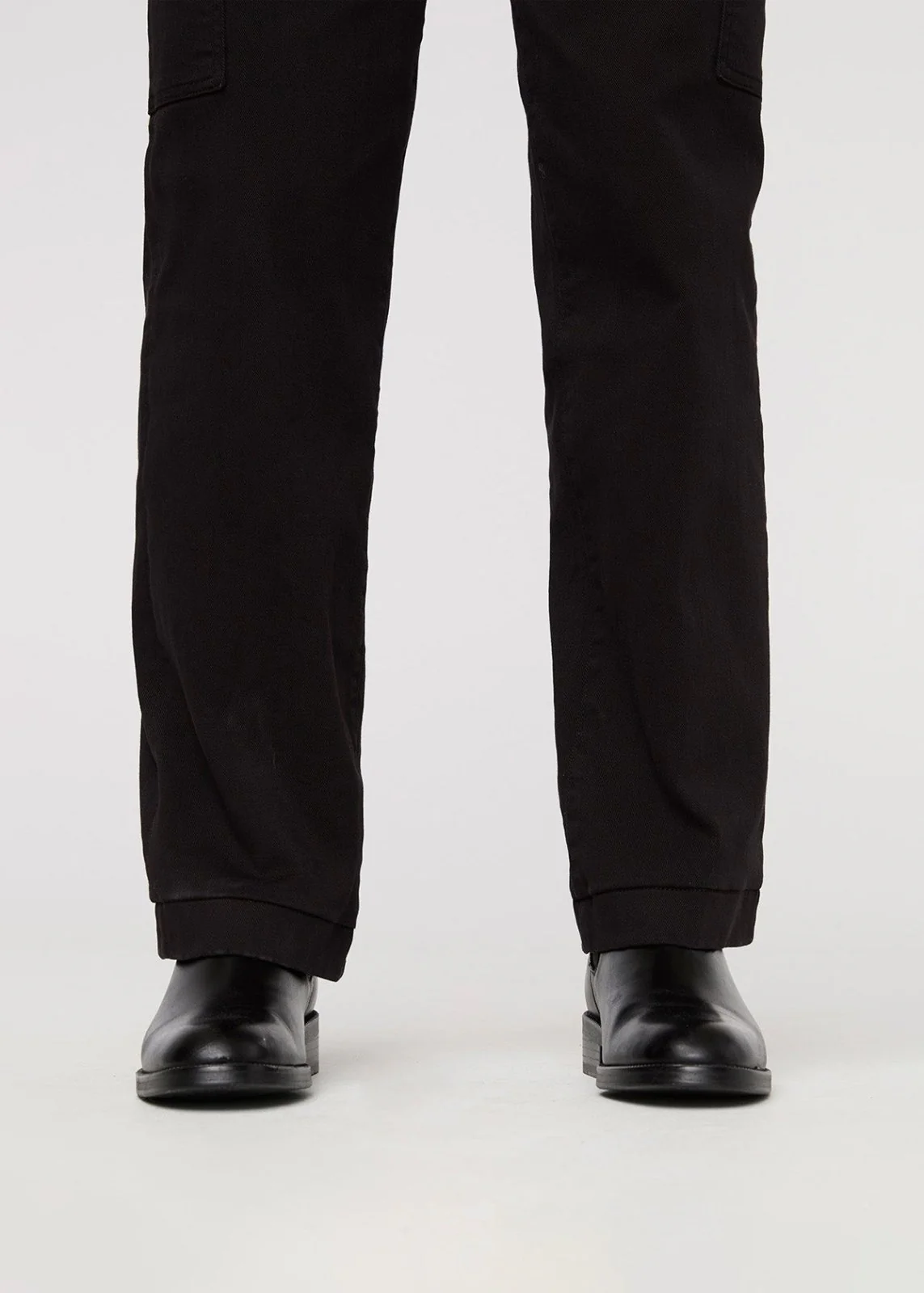 LuxTwill High Rise Cargo Pant - Black - Image 7