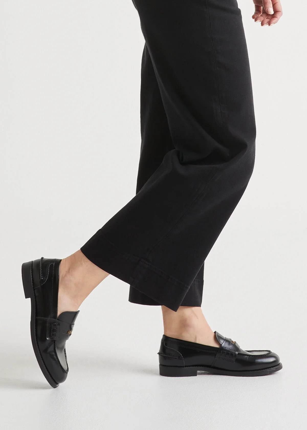 LuxTwill High Rise Trouser - Black - Image 6