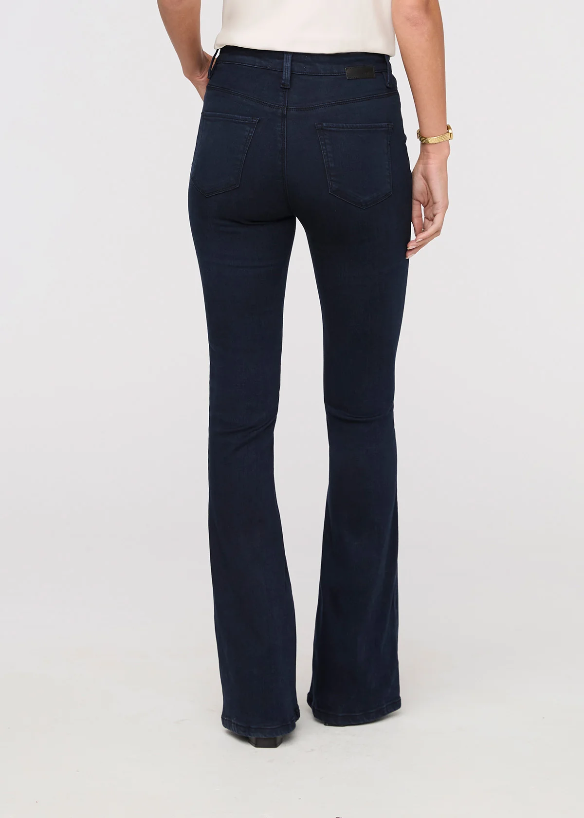 No Sweat Denim High Rise Flare - Dusk Blue - Image 4