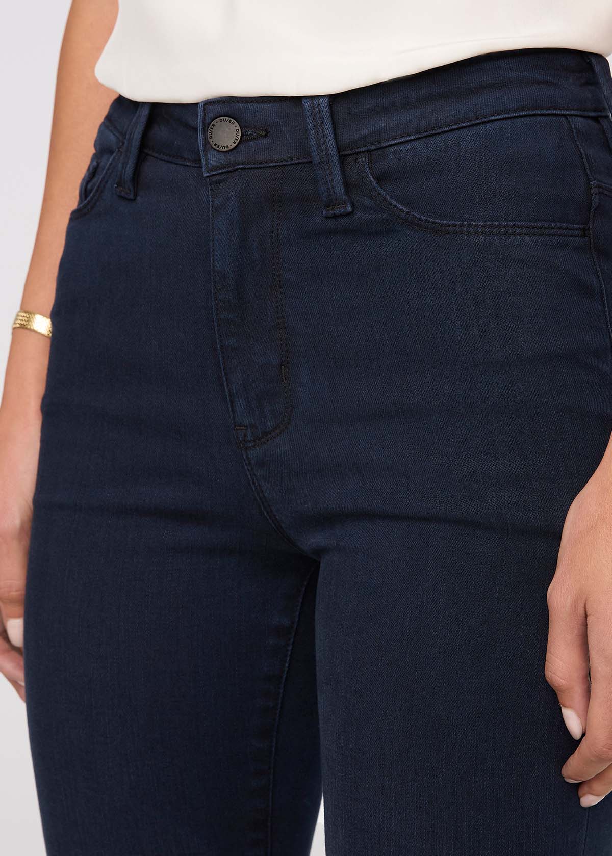 No Sweat Denim High Rise Flare - Dusk Blue - Image 5