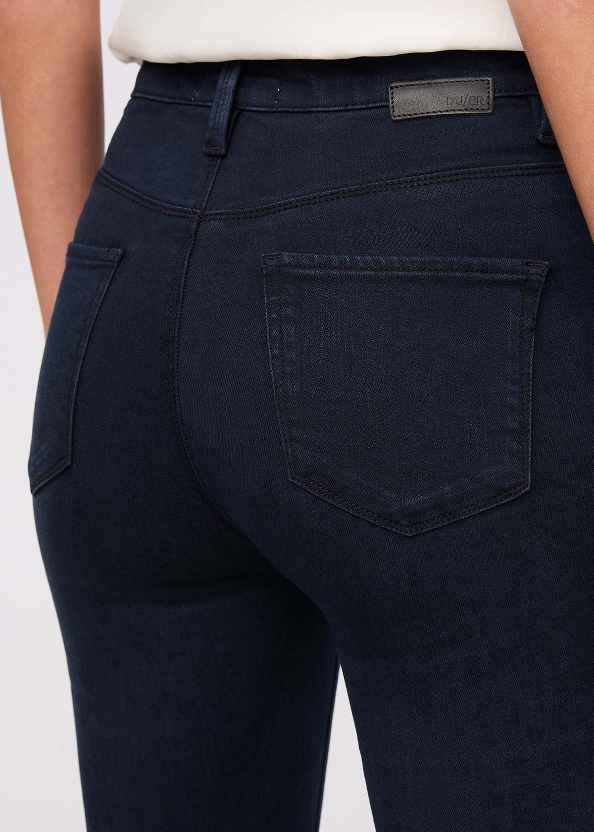 No Sweat Denim High Rise Flare - Dusk Blue - Image 6
