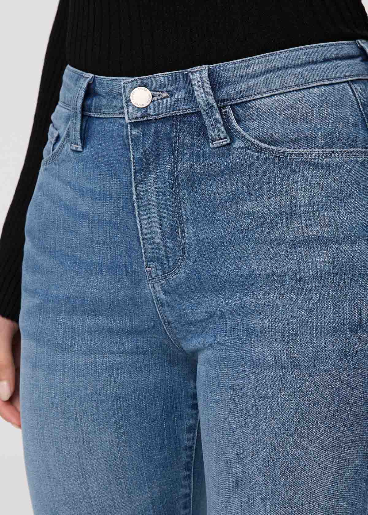 No Sweat Denim High Rise Slim Straight - London Fog - Image 5