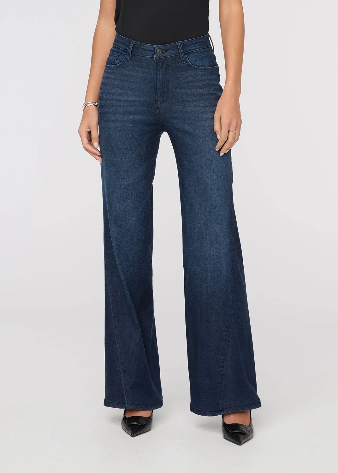 No Sweat Denim High Rise Wide Leg - Nostalgia Tone - Image 2