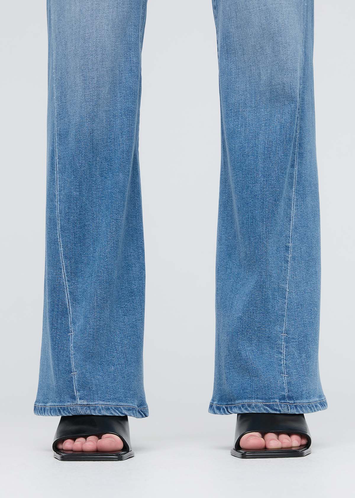 No Sweat Denim High Rise Wide Leg - Pacific - Image 6