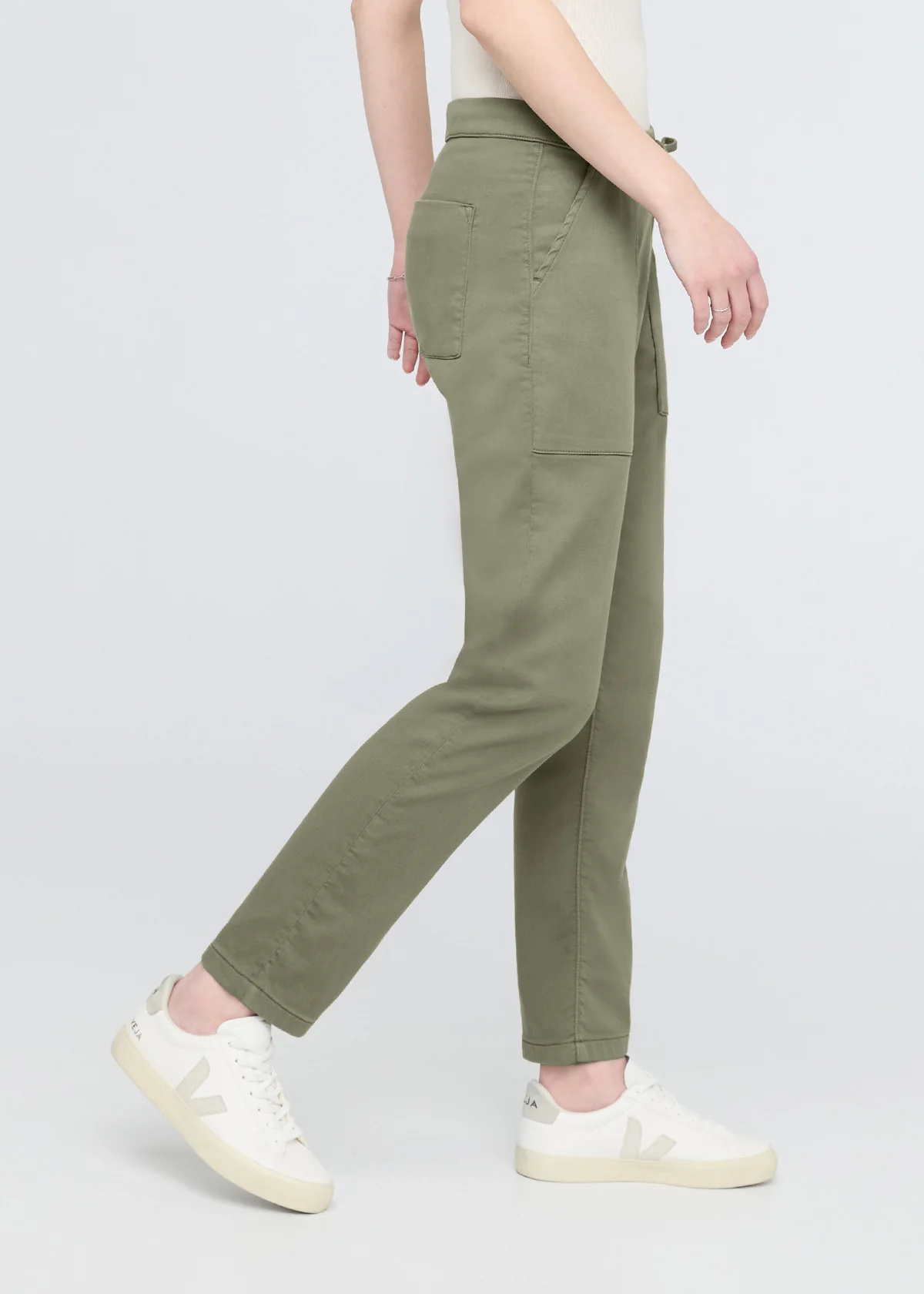 No Sweat Harbour Pant - Light Olive - Image 3
