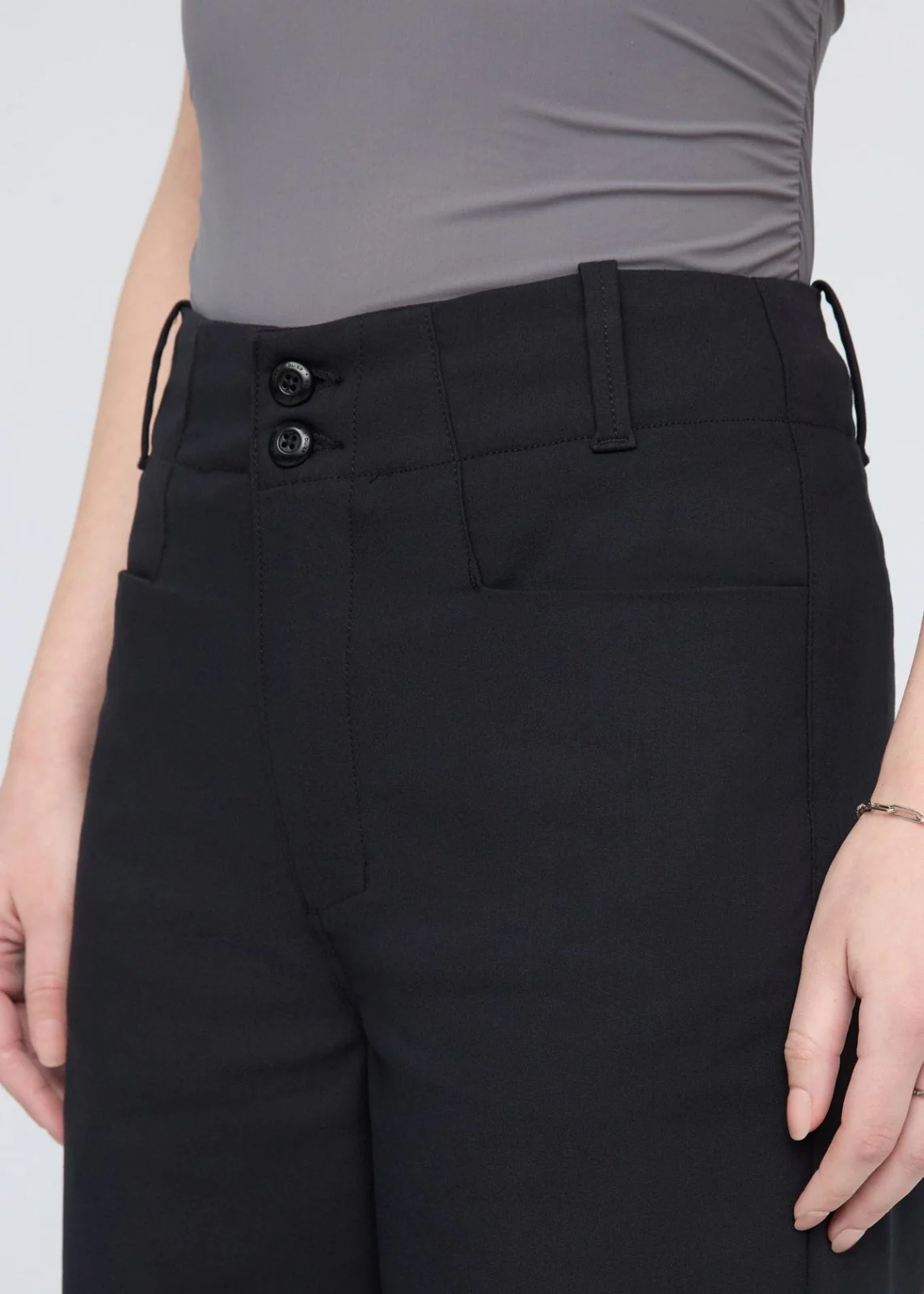 NuStretch High Rise Trouser - Black - Image 5