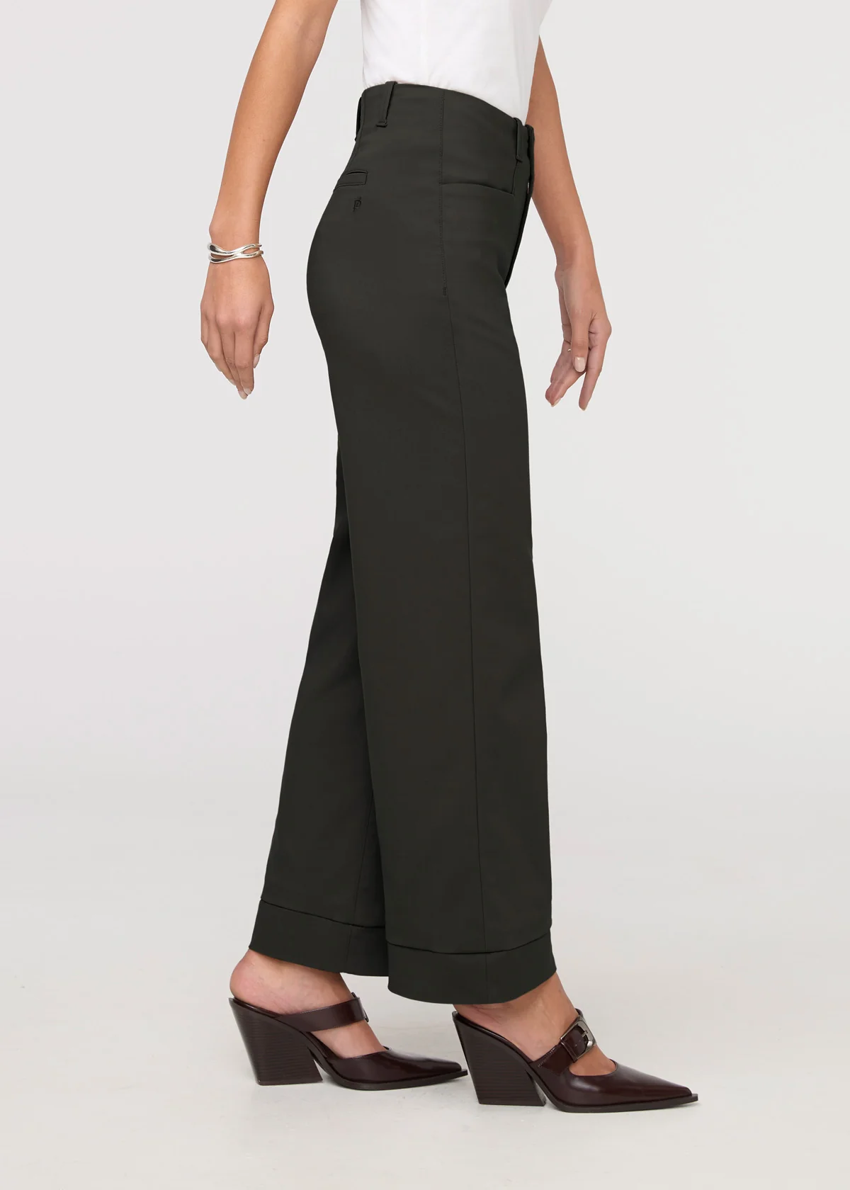NuStretch High Rise Trouser - Evergreen - Image 3