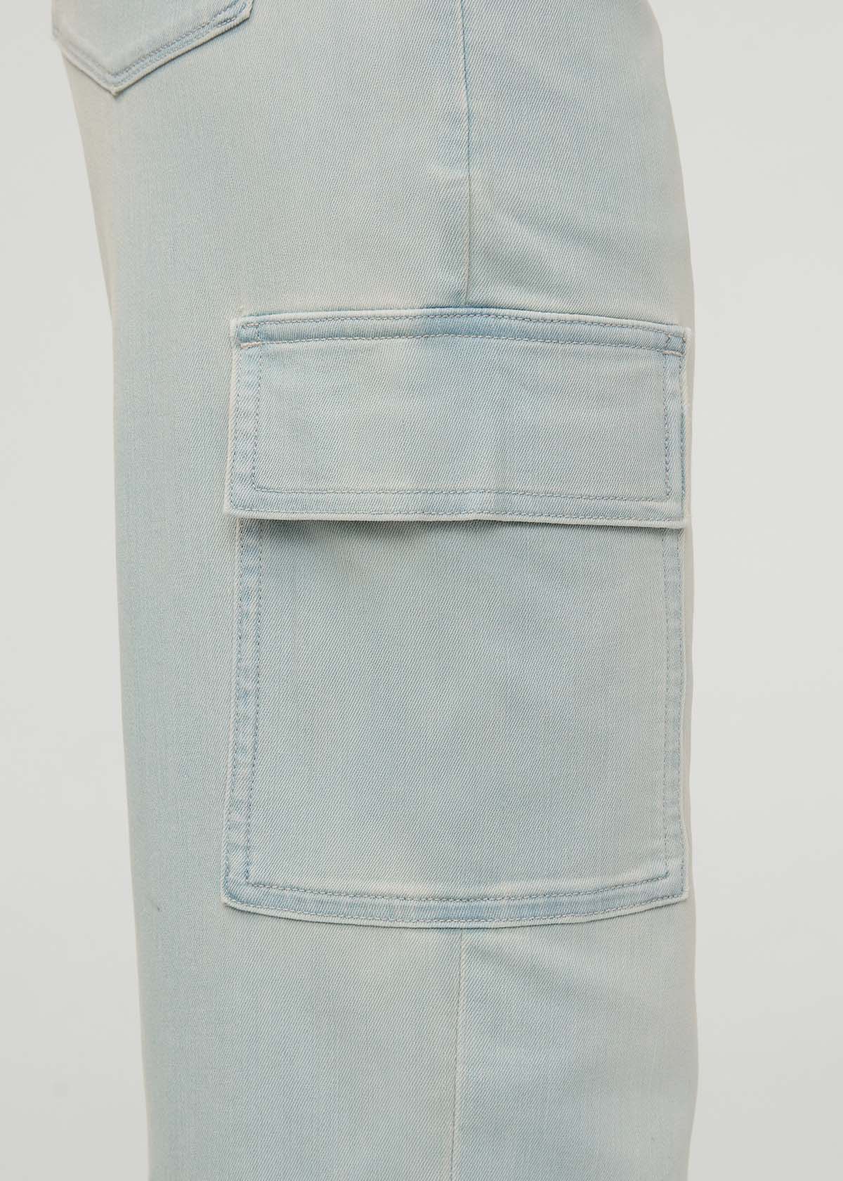 Performance Denim Lite High Rise Cargo - Palisade - Image 6
