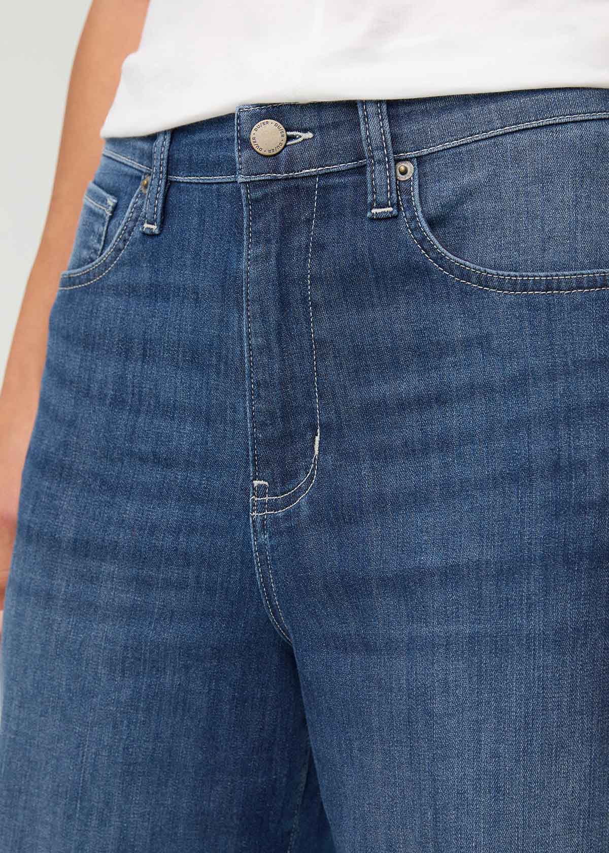 Performance Denim Lite High Rise Straight - Breeze Blue - Image 5
