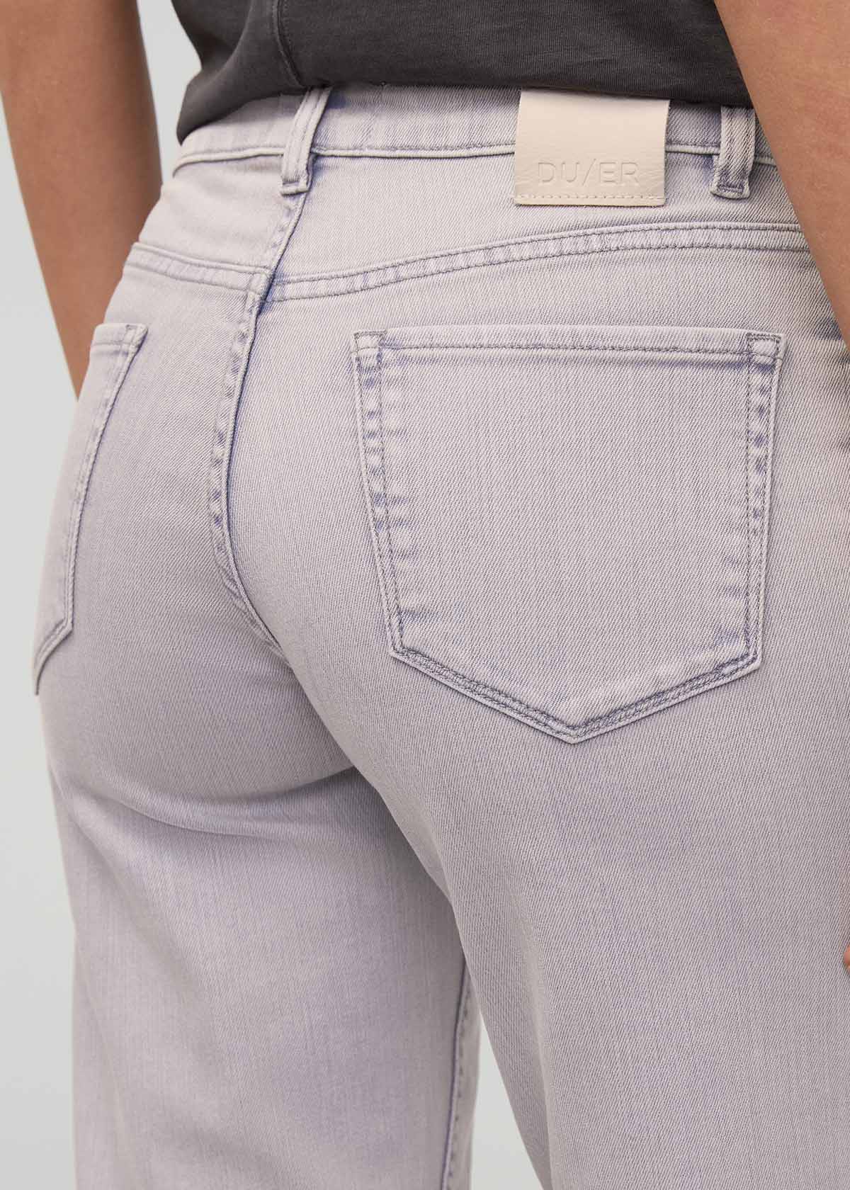 Performance Denim Mid Rise Straight - Quartz Fade - Image 6