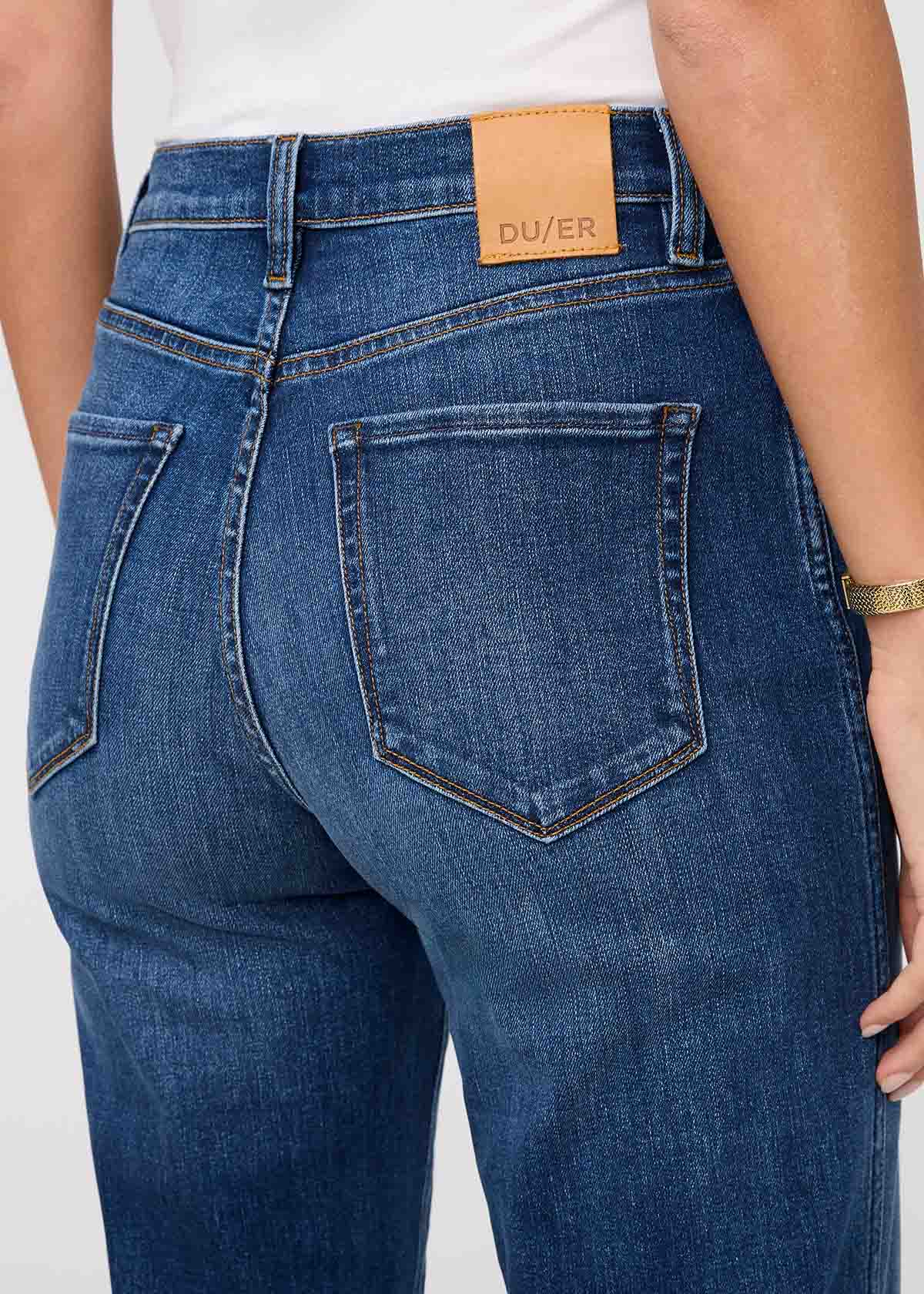Performance Denim+ High Rise Straight - Blue Maize - Image 6