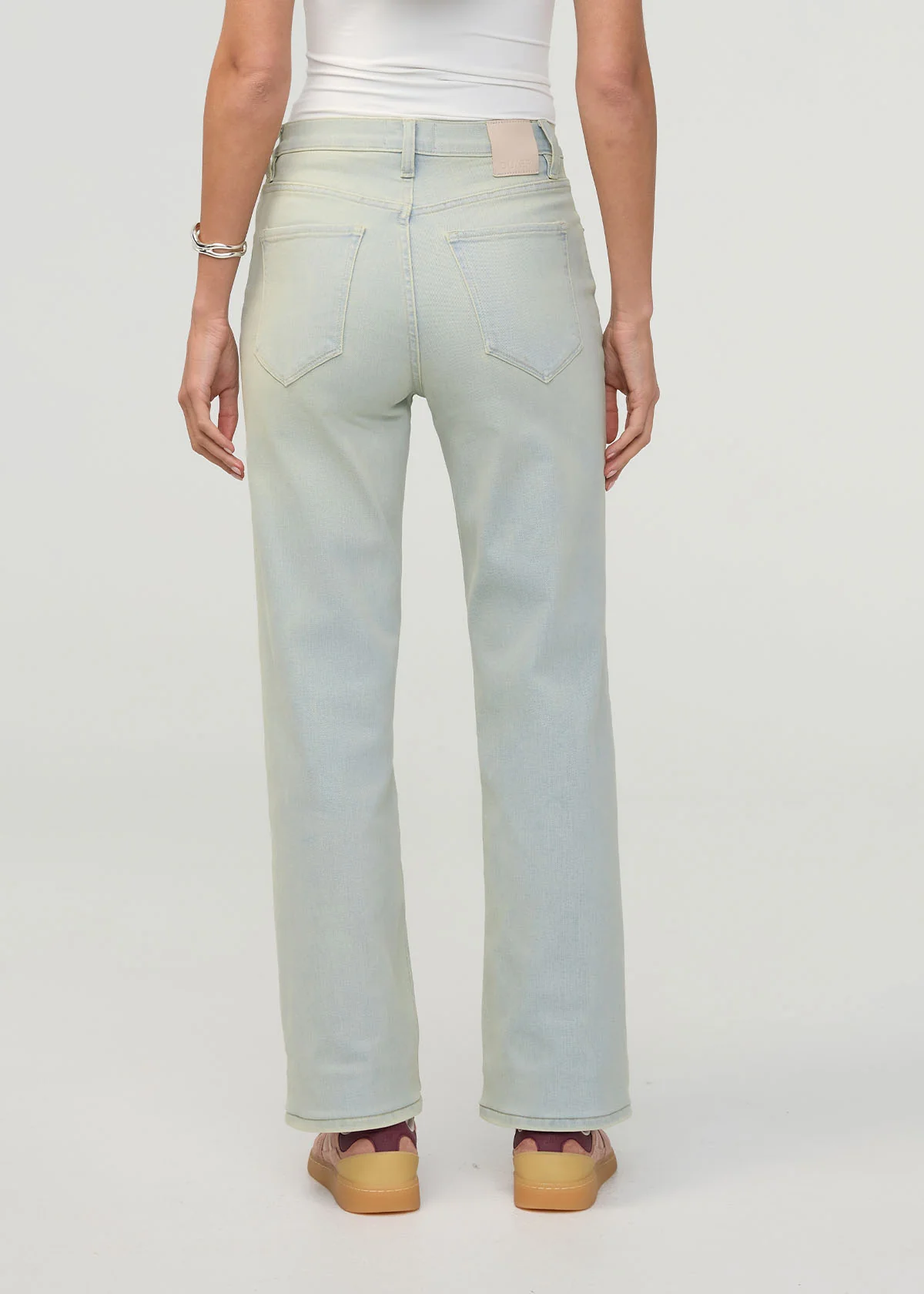 Performance Denim+ High Rise Straight - Moonstone - Image 4