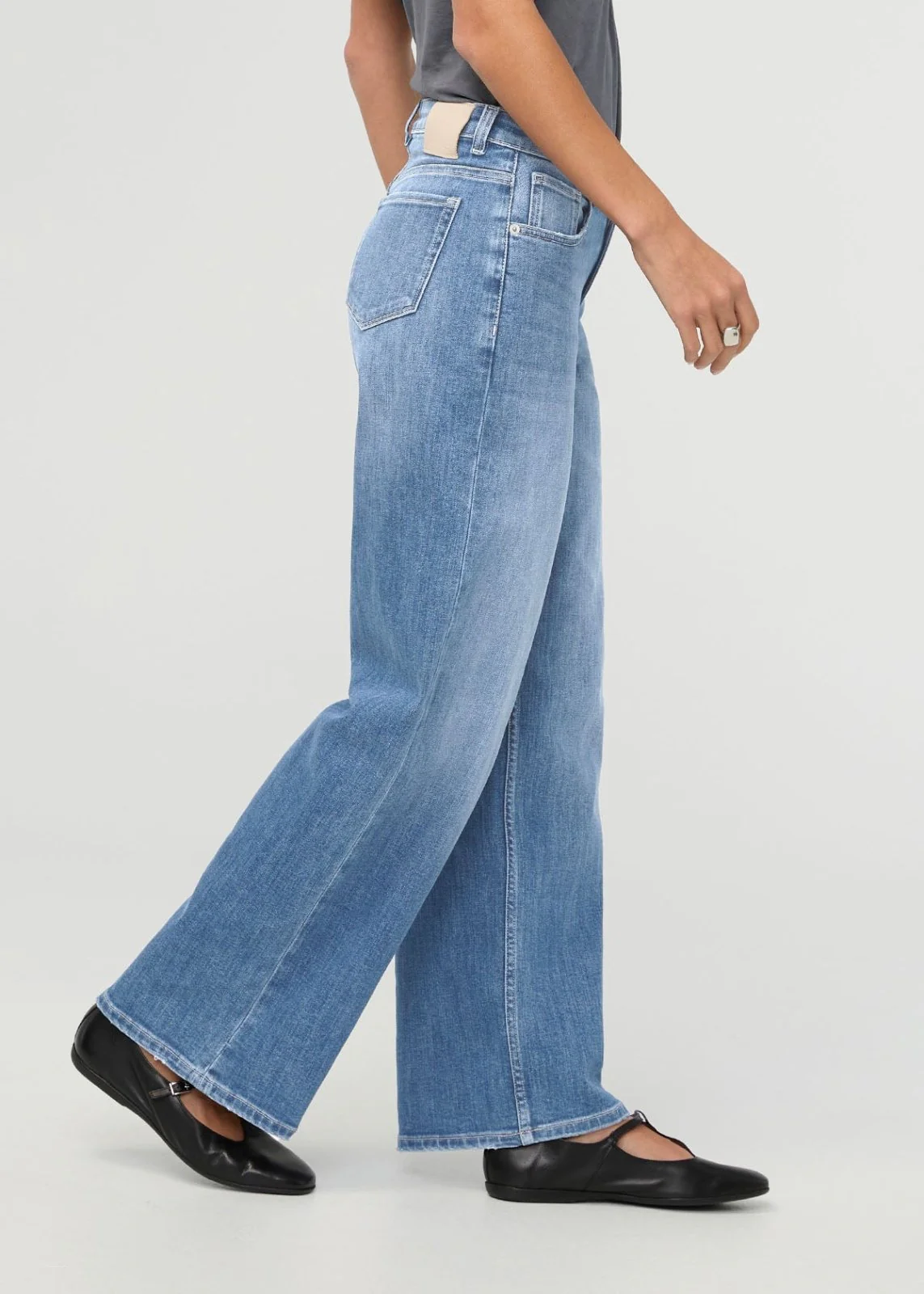 Performance Denim+ Mid Rise Loose Straight - Vintage Seaside - Image 3
