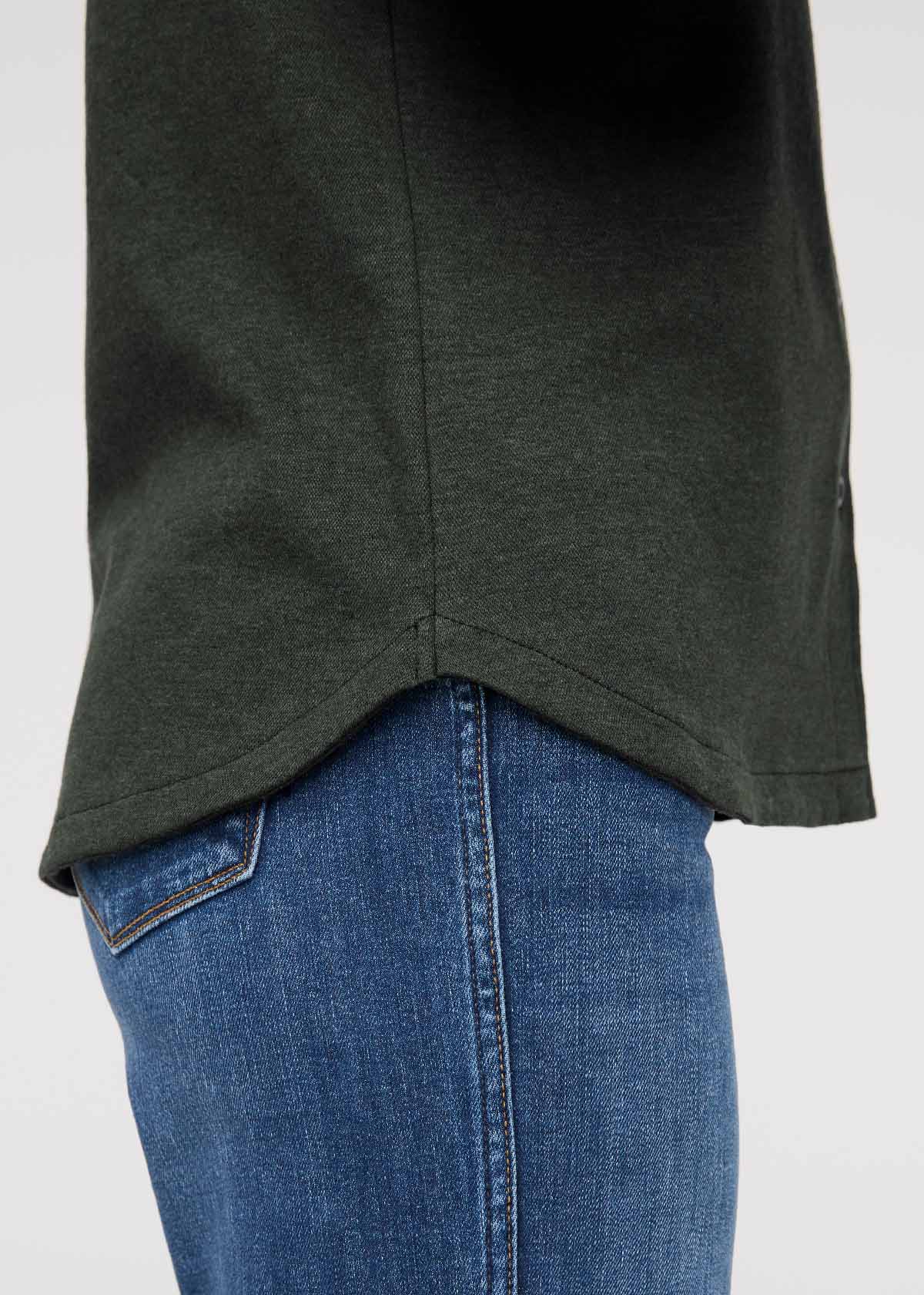 Performance Flannel Button Down - Heather Peat - Image 8