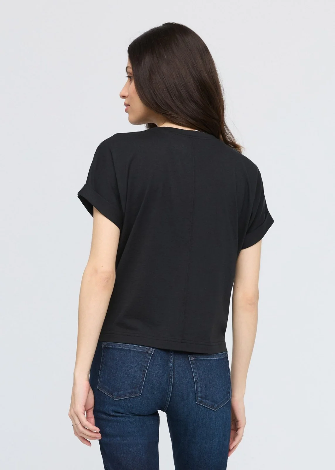 PurePima Dolman Tee - Black - Image 3