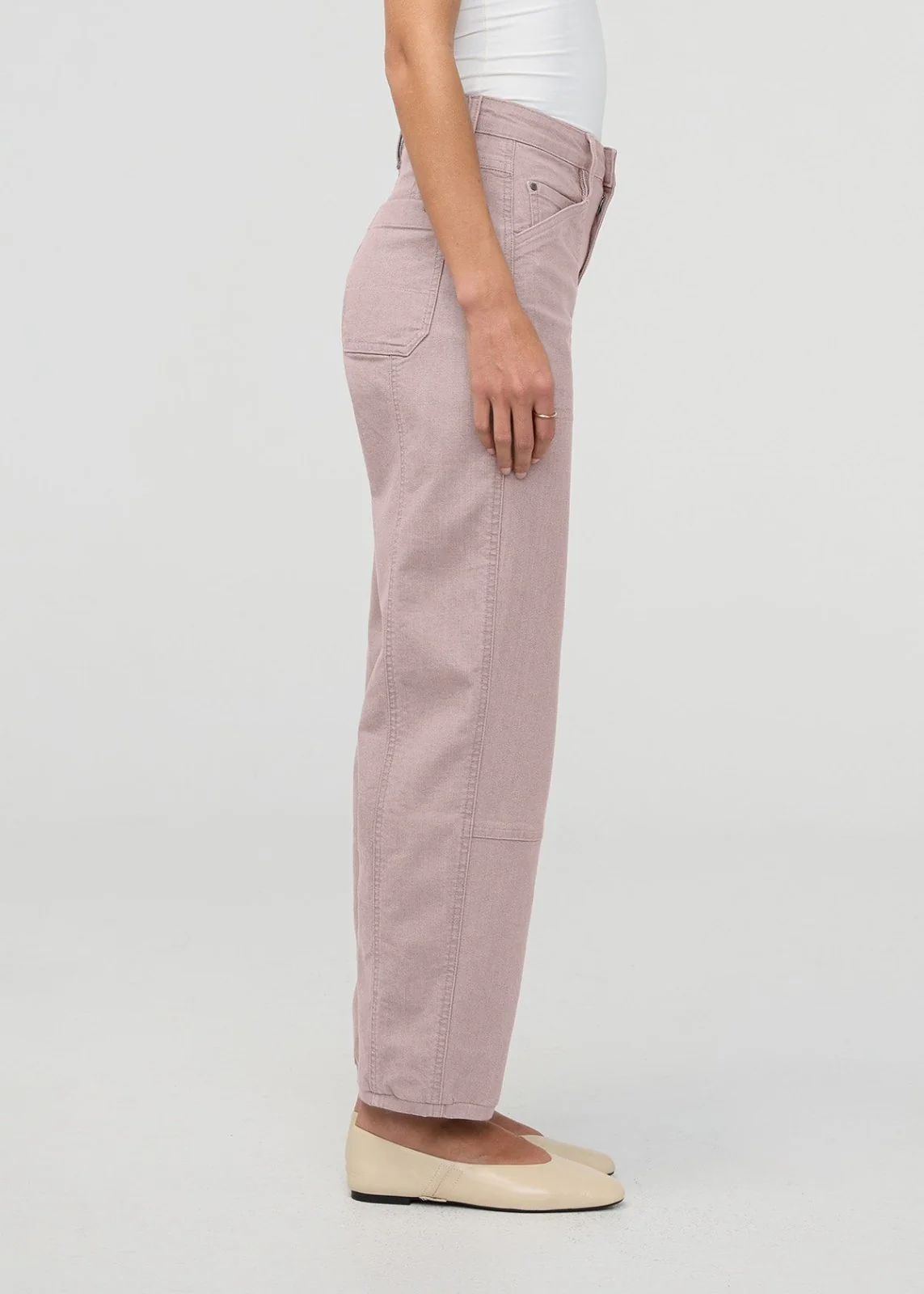 Stretch Canvas Utility Pant - Chalk - Image 3