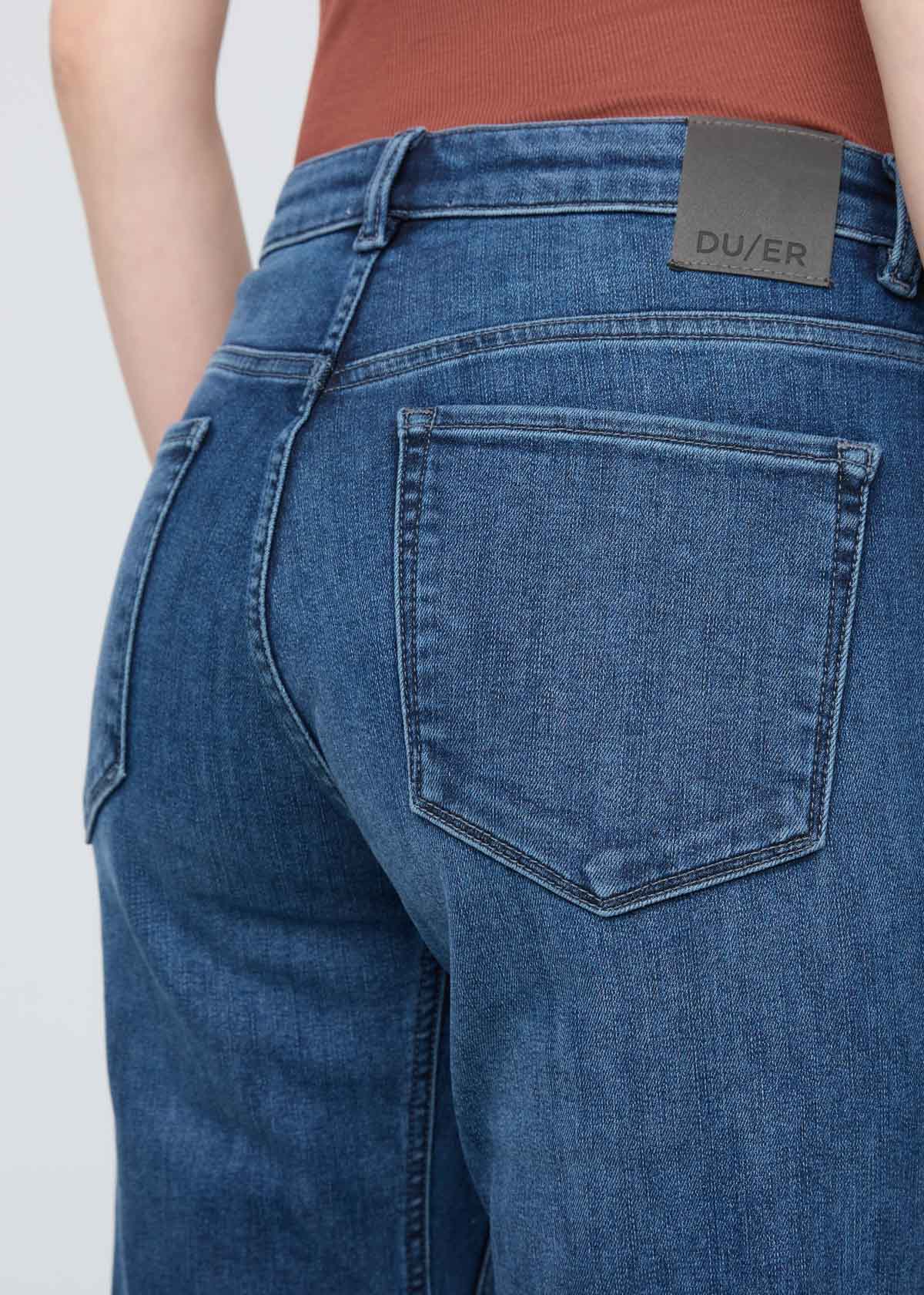 Tech Fleece Denim Girlfriend Jean - Classic Indigo - Image 7